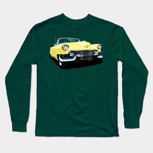 1954 Cadillac Series 62 Convertible in yellow Long Sleeve T-Shirt